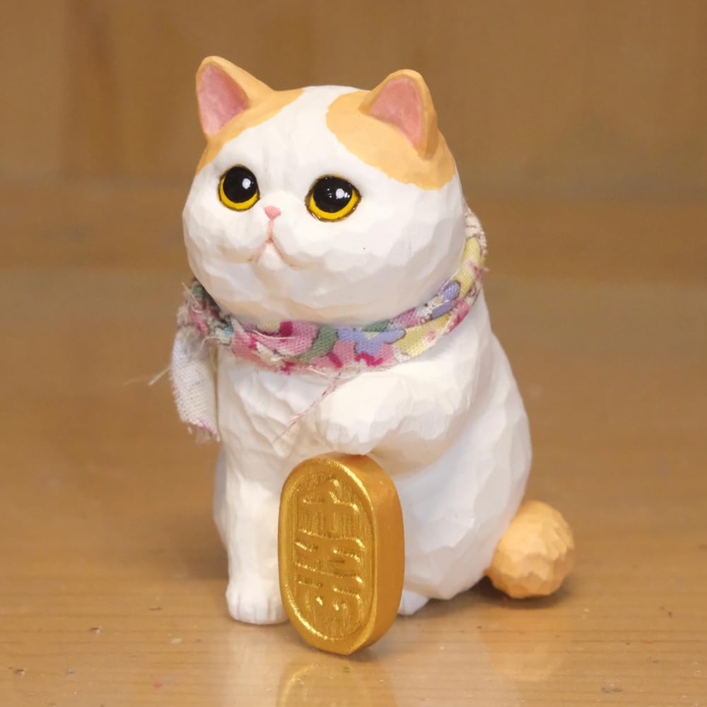 食玩招き猫フィギュア 12体セット 樹脂製 食玩招き猫フィギュア 12体セット 樹脂製